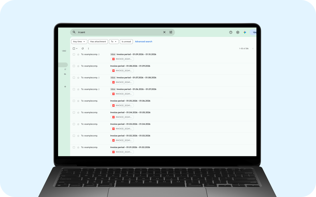 Sent folder